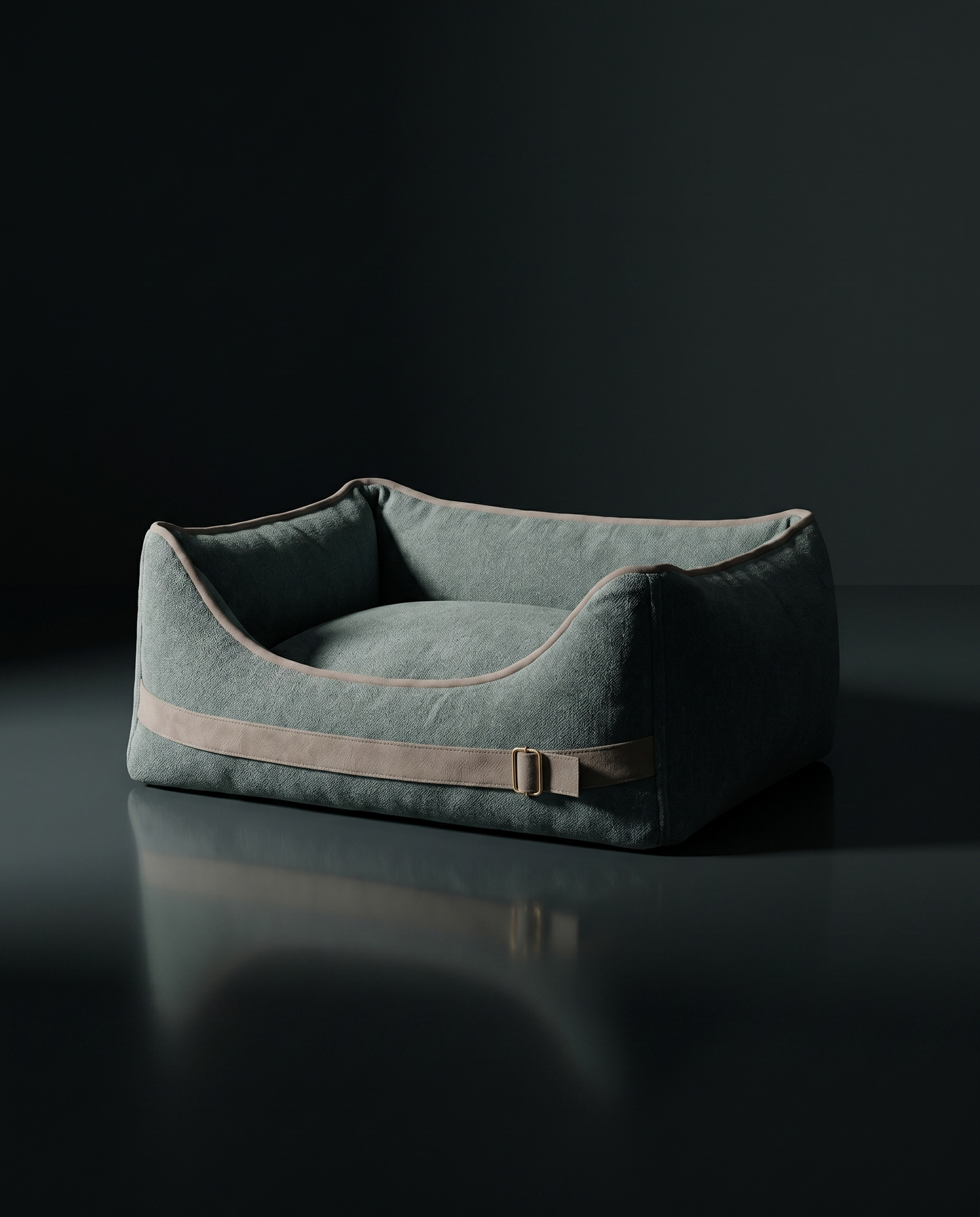 Godfather Raised Dog Bed - Sage ombra