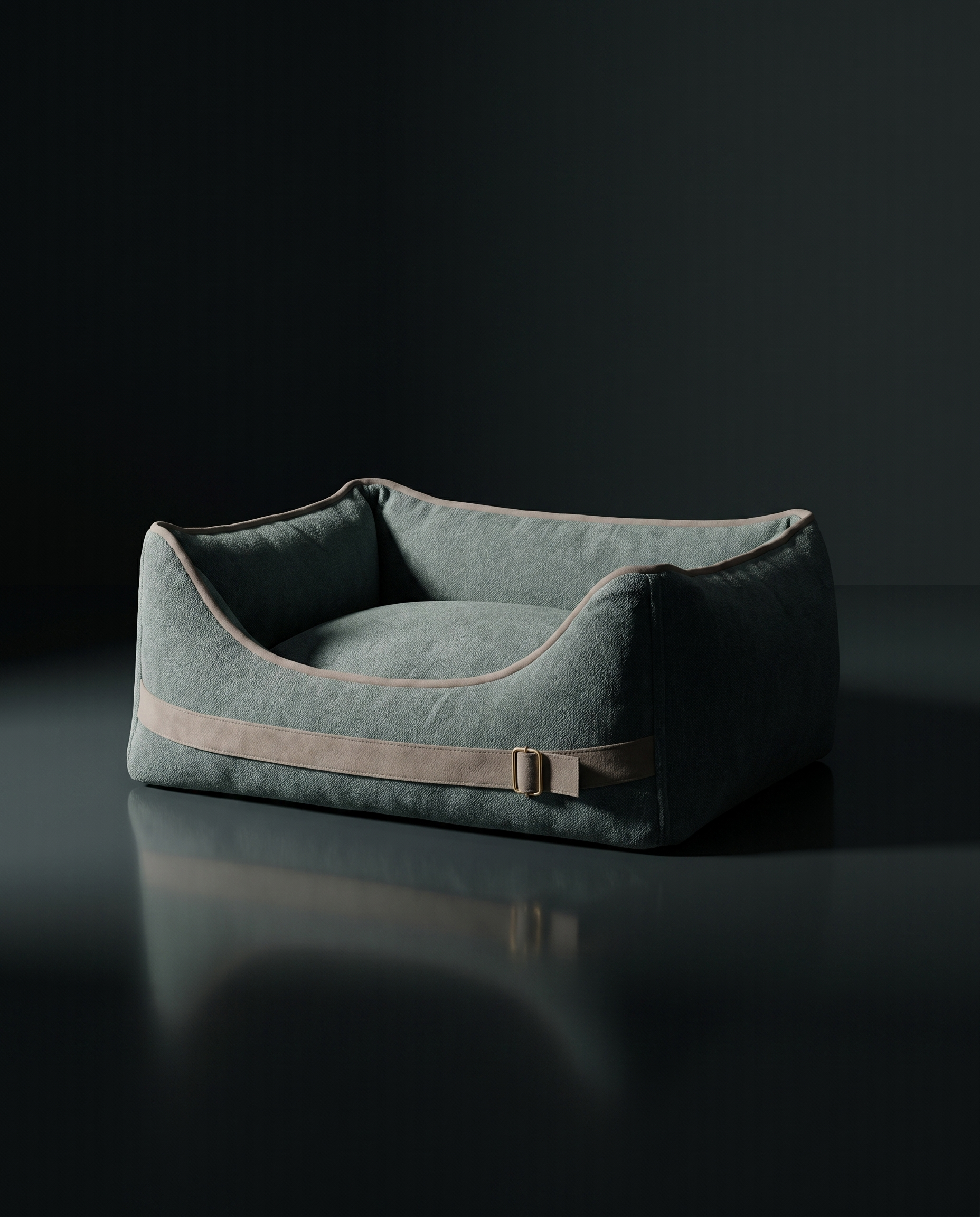 Godfather Raised Dog Bed - Sage ombra